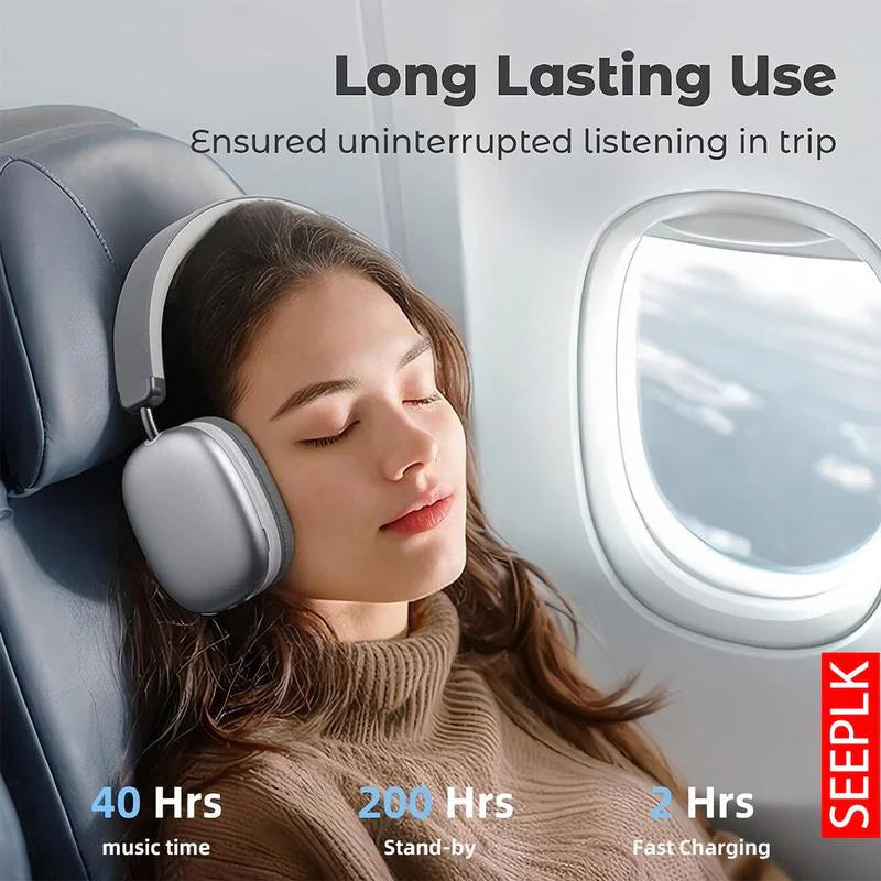 🔥Kiváló minőségű termékek árcsökkentése🎵 Kényelmes vezeték nélküli fülhallgató🎧 Bluetooth 5.3 fejhallgató – 360° surround hang és 40 óra lejátszás!