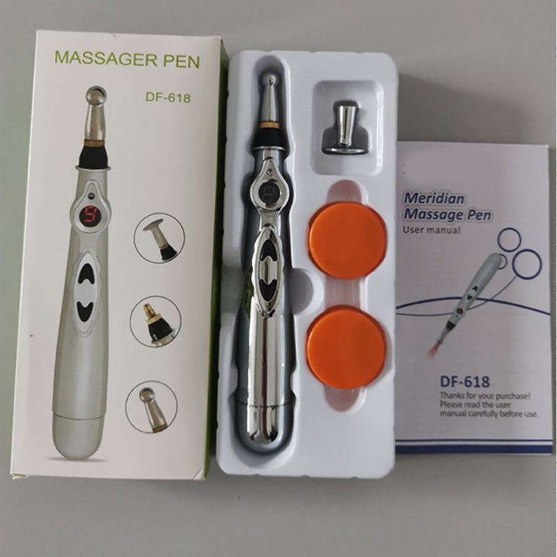 🔥🔝 Legnépszerűbb termékek🔌 Újratölthető meridián masszírozó✨ 9 fokozatú masszázs toll – Tű nélküli akupunktúra, fájdalomcsillapítás és izomlazítás!