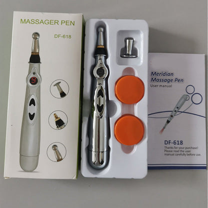 🔥🔝 Legnépszerűbb termékek🔌 Újratölthető meridián masszírozó✨ 9 fokozatú masszázs toll – Tű nélküli akupunktúra, fájdalomcsillapítás és izomlazítás!