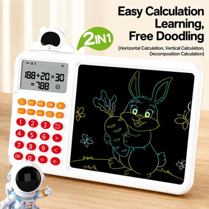 📚✨ MATHDOODLE interaktív matematika tablet – 2000+ kérdés, LCD rajztábla, szorzásgyakorlat, 5 éves kortól! 🖍️💡