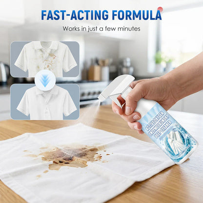 🔥🔥2+2 ingyenes🧼 Aktív enzimkeszítmény folt eltávolító spray ✨ Vízmű mosás nélküli tisztítószer – Ruhák, cipők és kárpitok univerzális megoldása!