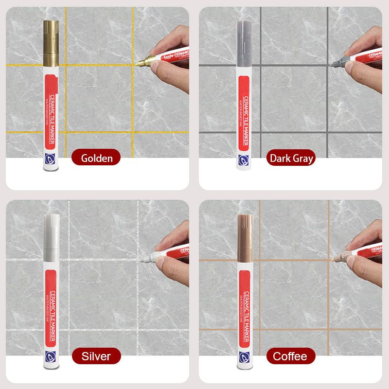 🌈 2+2 INGYEN🛁 Fürdőszoba csempeújító toll🧴 Csempefugázó toll – Penész és foltok ellen tartós védelem！