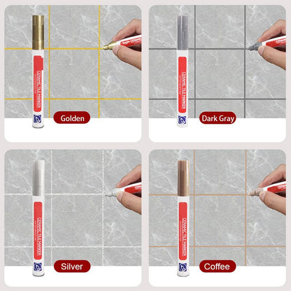 🌈 2+2 INGYEN🛁 Fürdőszoba csempeújító toll🧴 Csempefugázó toll – Penész és foltok ellen tartós védelem！