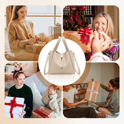 😜40% árcsökkentés 👜 Prémium vödrös kézitáska✨ Nagy kapacitású női műbőr táska – Állítható pánt, egyedi stílus minden alkalomra！