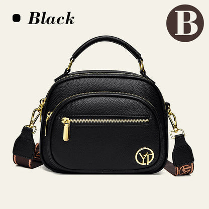 🎉45% árcsökkentés✨Keresztpántos elegáns kézitáska👜Boho stílusú többfunkciós bőr táska – Állítható széles vállpánt, többrekeszes rendezett tárolás!