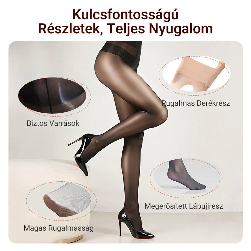 【🔥1+1 ingyen】🎉2026 Nagy rugalmasságú női harisnya💃 Csillogó Áttetsző Harisnya🩰Cérnázódás-mentes Harisnya: Rugalmasság és Elegancia Minden Lépésben!