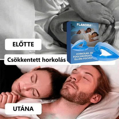 🔥1+1 ingyen😴 Flanora® Plus horkolásgátló szájfeltét🌙 Ultravékony állítható alvási betét – Azonnal csökkenti a horkolást, fájdalom és állkapocsfájdalom nélkül!