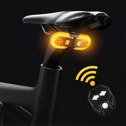 😜40% árcsökkentés💡 LED hátsó lámpa távirányítóval🚴 Vezeték nélküli irányjelző lámpa – Biztonságos kerékpározás mindenkor!