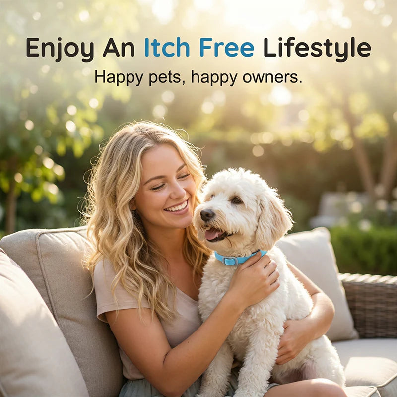 🎁1+1 INGYEN (2 db)🐕🌿Természetes illóolajos bolha- és kullancsriasztó nyakörv – Akár 8 hónapig tartó védelem! 🛡️✨