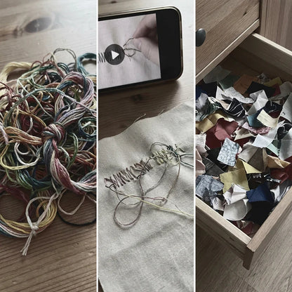 😁árcsökkentési akció🧵DIY Hímző Öltés Gyakorlat Könyv – 90+ Öltés + Minden Alapanyag!