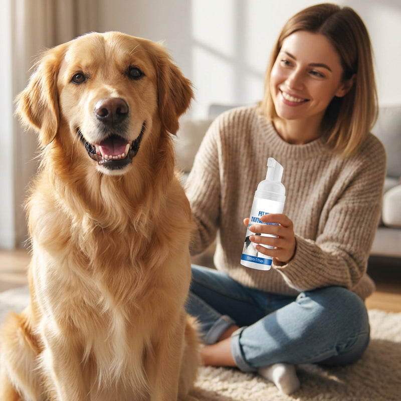 🎁 1+1 INGYEN (2 db)🐾 Háziállat fogkőeltávolító hab – Könnyű szájápolás fogmosás nélkül！