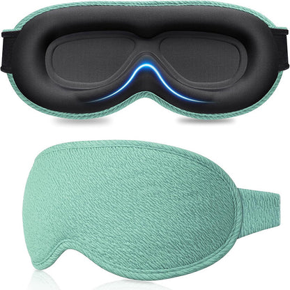 🔥1+1 ingyenes🌙 Kontúrozott memóriahabos szemmaszk😴 3D ergonomikus alvószemmaszk – 100% fényzáró, nyomásmentes kényelem egész évben!