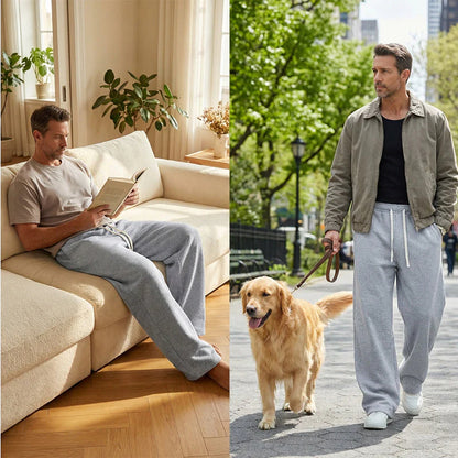 😜35% árcsökkentés 🩳 Állítható derékú férfi laza nadrág👖 Tartós egyszínű férfi nadrág – Könnyen kombinálható, hosszú távú használatra!