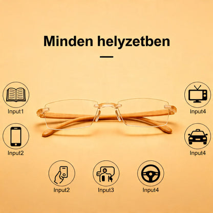 🔥1+1 ingyenes🔍👀 Közelre és távolra is éles látás | Öntérfókuszú olvasószemüveg👓