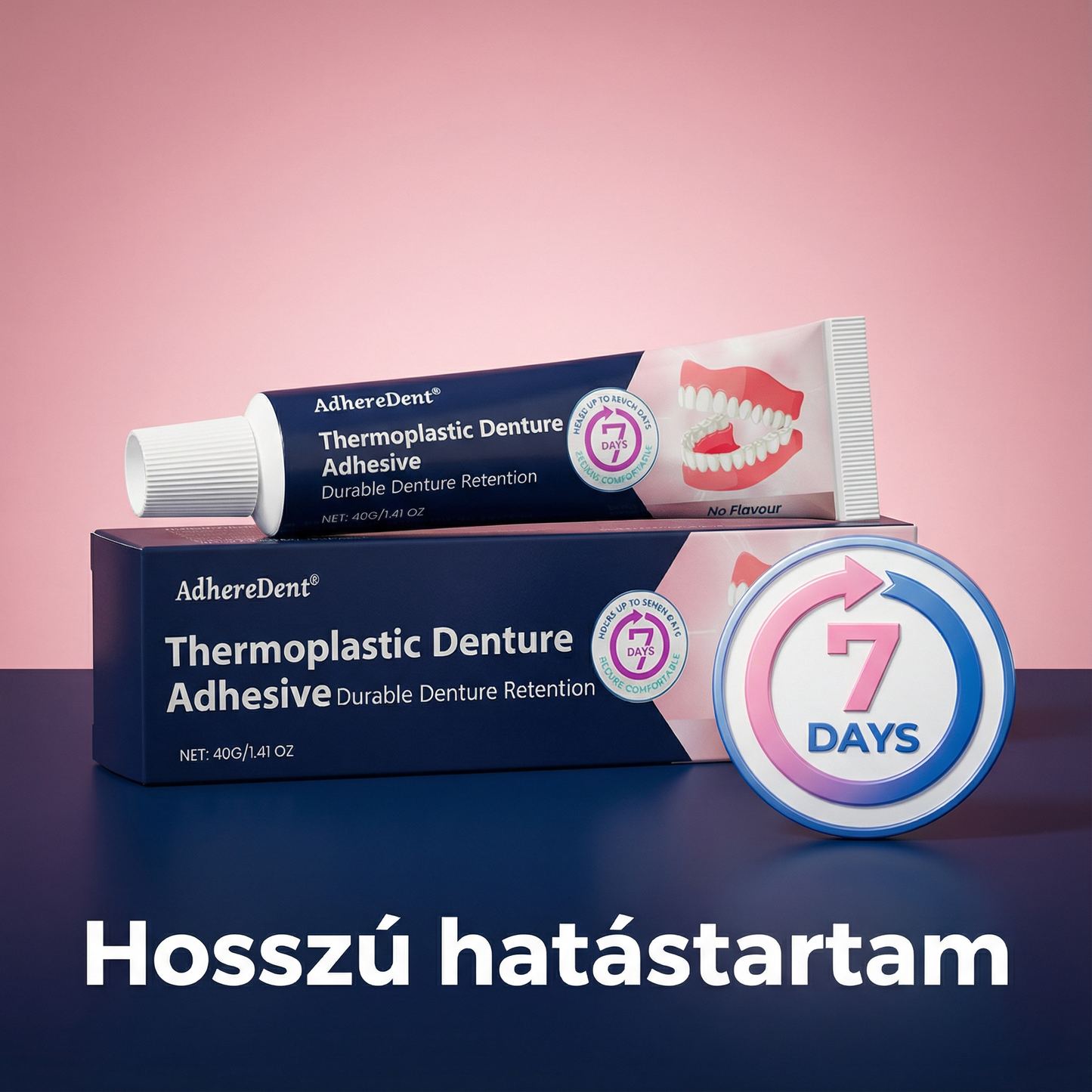 🎁1 vásárol 2 ingyen kap⏰Féláron korlátozott ideig🦷AdhereDent® Fogsorragasztó – 7 Napig Tartó Biztonság! Cinkmentes & Vízálló!
