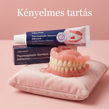 🎁1 vásárol 2 ingyen kap⏰Féláron korlátozott ideig🦷AdhereDent® Fogsorragasztó – 7 Napig Tartó Biztonság! Cinkmentes & Vízálló!