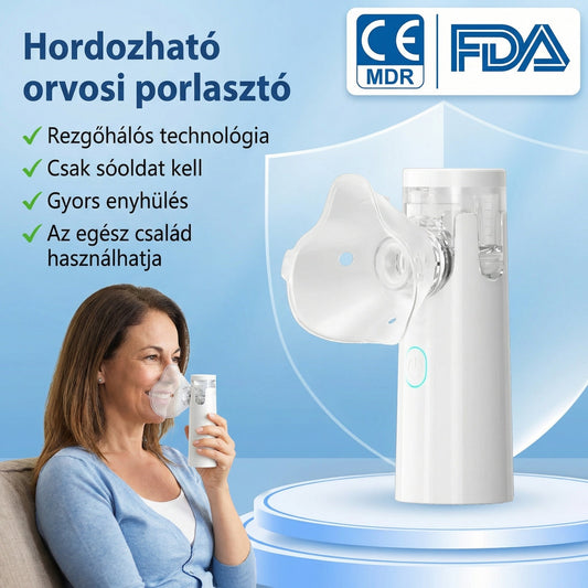 🔥1+1 ingyenes 🌬️ Orvosi porlasztó – már 7 nap alatt újra szabadon lélegezhet! 💨 Gyorsan enyhíti a köhögést, az orrdugulást és a mellkasi szorító érzést.