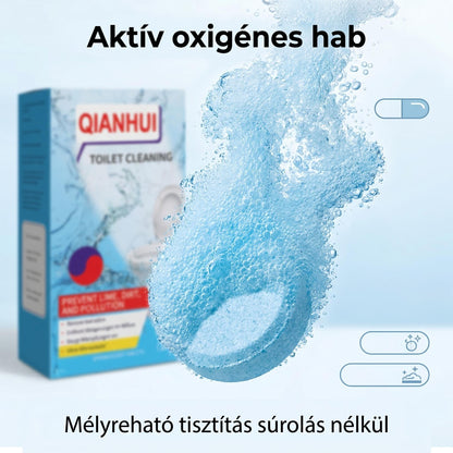 🎁🔥12+4 ingyenes🚽 Citromillatú WC-tisztító tabletták✨ Makacs foltok nélkül, hosszú távú frissesség a fürdőszobában!