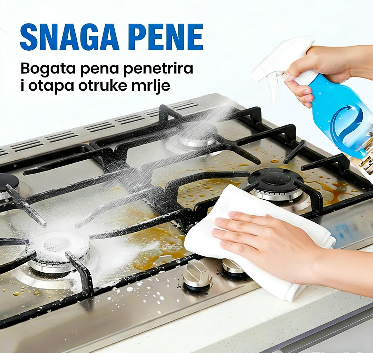 📢📢AKCIÓ!!🔥1 vásárol 1 ingyen kap🔥Többcélú konyhai spray – tisztaság és frissesség! 🍋🧼