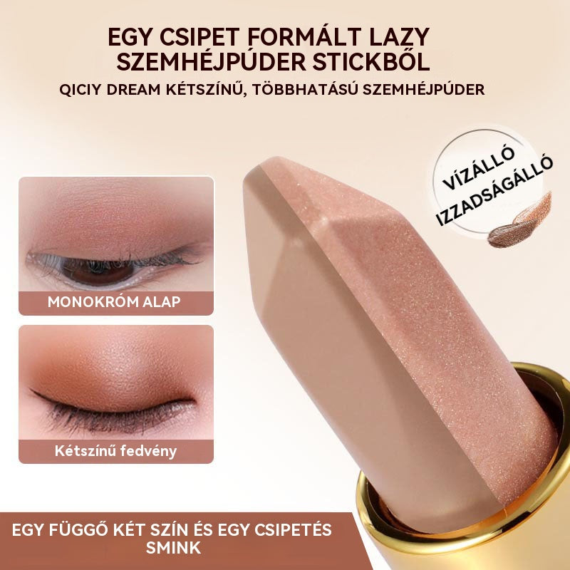 🔥🔥1+1 ingyenes👀Qiciy Dream 2-in-1 Szemhéjpúder Stick – Gyors Lazy Smink Egész Nap!！