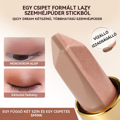 🔥🔥1+1 ingyenes👀Qiciy Dream 2-in-1 Szemhéjpúder Stick – Gyors Lazy Smink Egész Nap!！