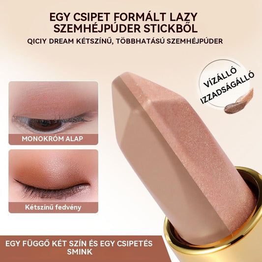 🔥🔥1+1 ingyenes👀Qiciy Dream 2-in-1 Szemhéjpúder Stick – Gyors Lazy Smink Egész Nap!！