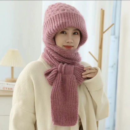 🥶 Téli hideg? Ez a sapka+sál megvédi az arcodat, a nyakadat és a füleidet (Az anyukák imádják!)