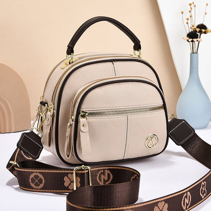 🎉45% árcsökkentés✨Keresztpántos elegáns kézitáska👜Boho stílusú többfunkciós bőr táska – Állítható széles vállpánt, többrekeszes rendezett tárolás!