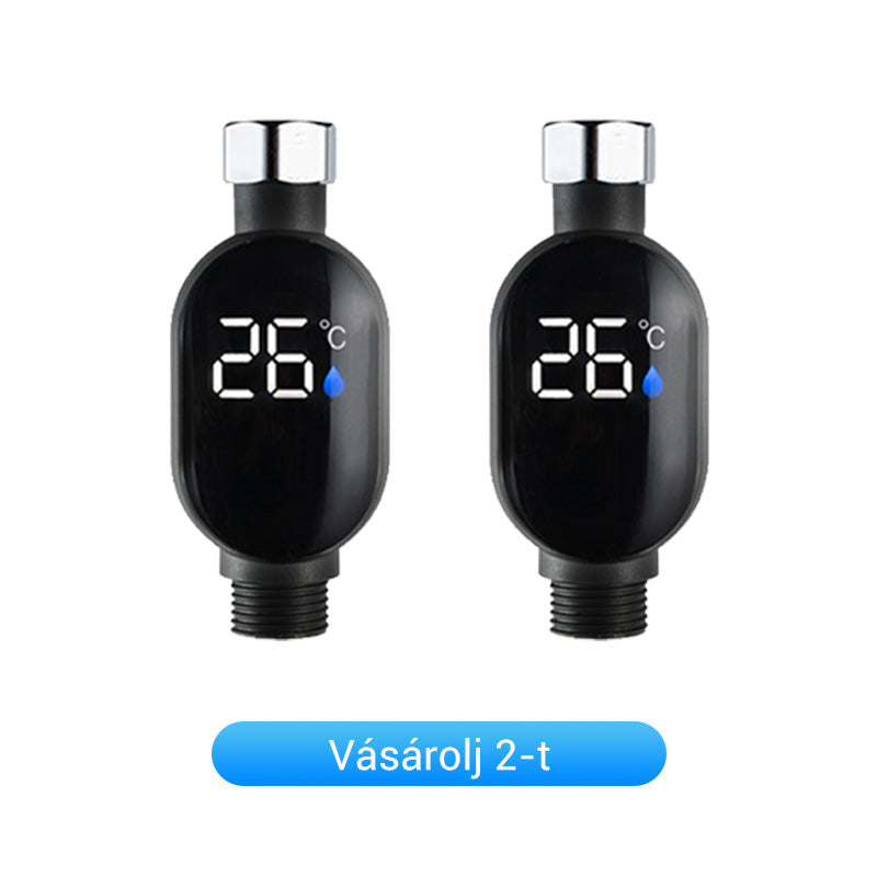 🔥🔥2+2 ingyenes🚿💡 Zuhany hőmérséklet kijelző – valós idejű vízfigyelés, égési sérülések ellen!🌡️✅ Vízforrás hőmérő – intelligens LED kijelző, biztonságos fürdés a családnak!