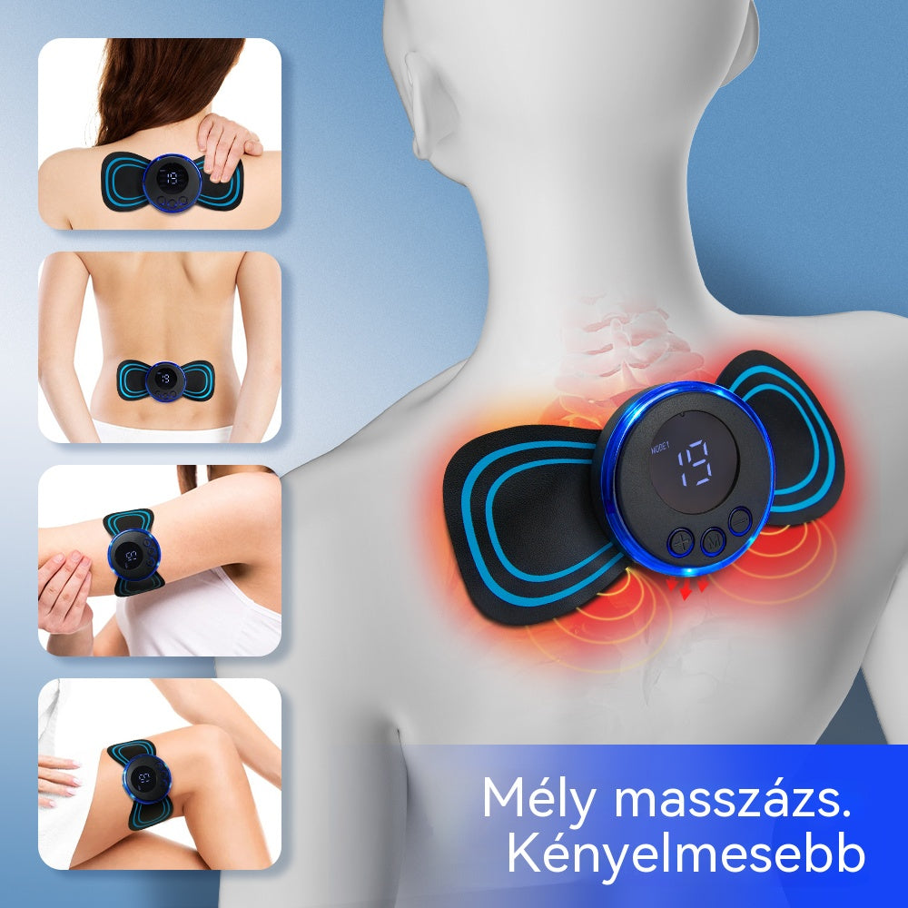 🎁1+1 ingyenes💪🔥 German Tech Mini Massager: 6 Modes, 16 Intensities for Full-Body Relief!
