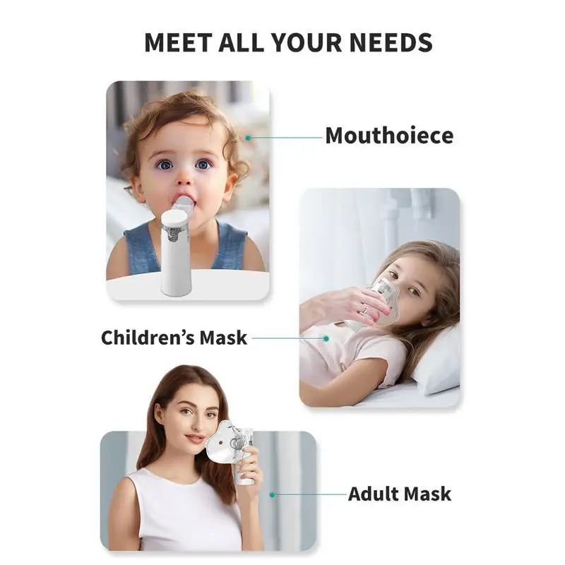 🔥1 vásárol 1 ingyen kap💨ClearFlow Mesh Nebulizer – Gyors Légzési Relief + Csendes Működés!