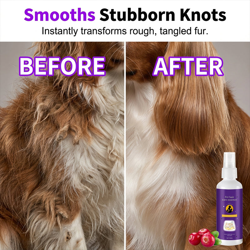 💰Többet vásárol, többet spórol!🐾 Levendulás szőrcsomó oldó spray – Stresszmentes állatápolás！
