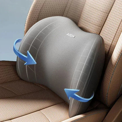 🚚Ergonomic design for perfect lumbar & seat support 🪑Nieodkształcalna, wysokiej jakości poduszka samochodowa！