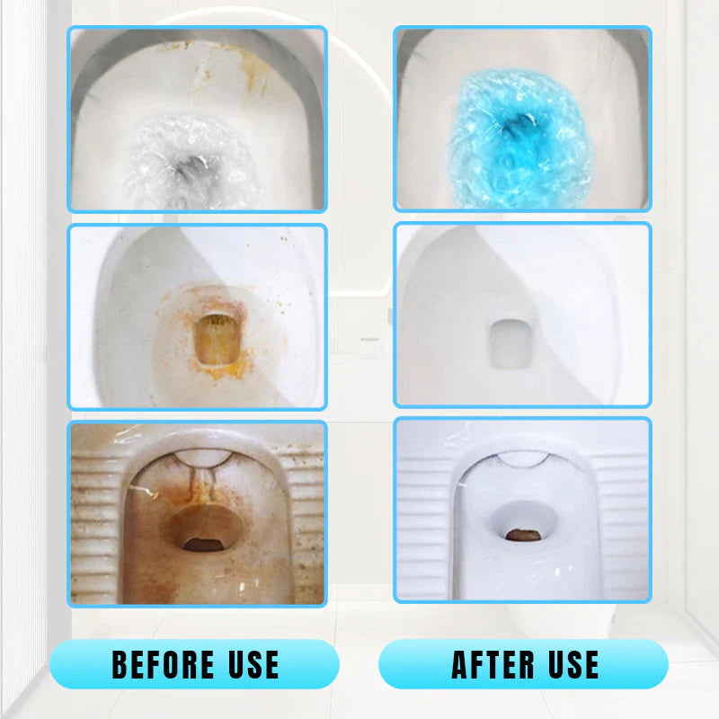 ✋Két termék eladó🚽 WC Tisztító Stift: Foltok Eltűnnek, Frisség Marad 7 Napig!