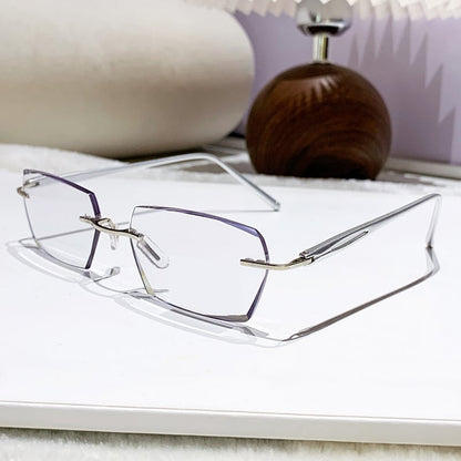 🕶️✨ Ultrakönnyű, keret nélküli olvasószemüveg – Csak 15 g, intelligens autofókusz, fotokróm lencsékkel, amerikai tervezés! 👓💪