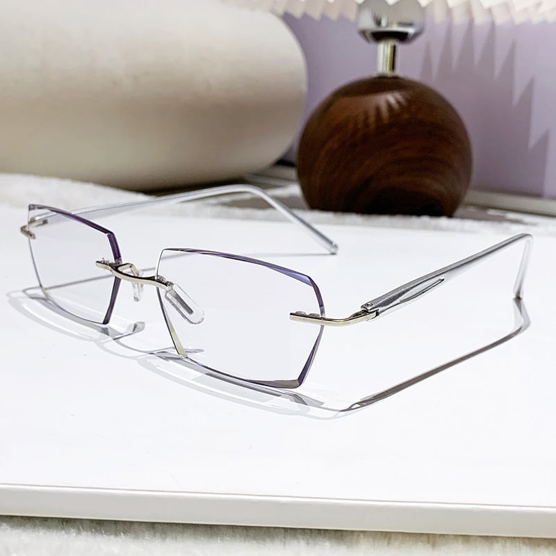 🕶️✨ Ultrakönnyű, keret nélküli olvasószemüveg – Csak 15 g, intelligens autofókusz, fotokróm lencsékkel, amerikai tervezés! 👓💪