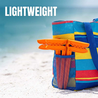 🎁2+2 INGYEN🌊 Szélbiztos strandpaplan csipesz – Homokba és fűbe egyaránt tökéletesen rögzít 🏖️🌬️