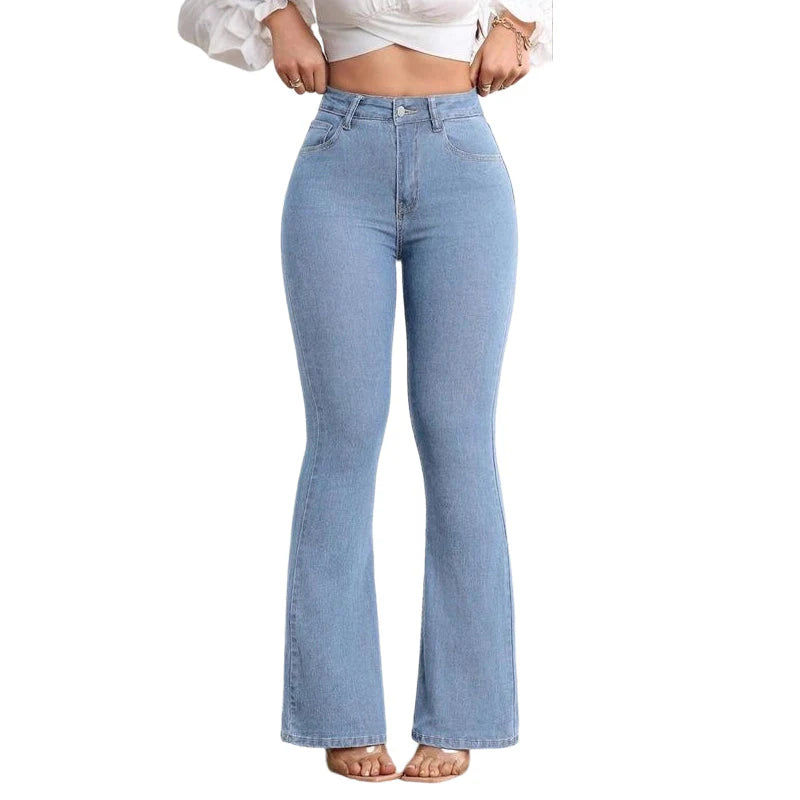 🕰Féláron korlátozott ideig👖 Magas derékú peach lift farmer✨ 4 irányú rugalmas farmer – Karcsúsító hatás és stílus minden napra!