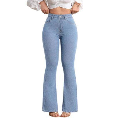 🕰Féláron korlátozott ideig👖 Magas derékú peach lift farmer✨ 4 irányú rugalmas farmer – Karcsúsító hatás és stílus minden napra!