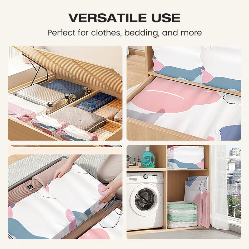 🏠💫 Nagy kapacitású vákuumzsák – Légmentes zárás, penész- és nedvességálló, PA+PE anyagból! 🌟🧴