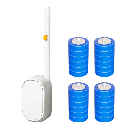 🎁Ingyenes 24 db tisztítóvatta✨Hosszú nyeles higiénikus WC tisztító🚽360° forgó fejű WC-kefe – Előadagolt tisztítószerrel, mélyen tisztít és antibakteriális!