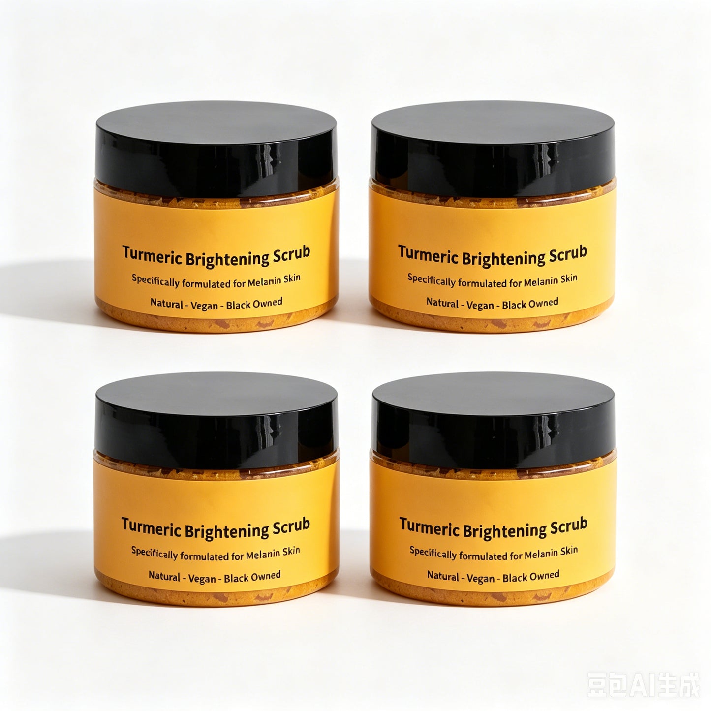 🎁1+1 INGYEN (2 db)🌿Gyengéd hámlasztás, mély hidratálás✨Fényesítő kurkuma testradír – Természetes összetevőkkel, sötét foltok ellen – Arcra és testre egyaránt!