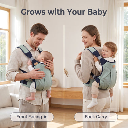 🔥1+1 INGYEN🤱Ergonomikus babahordozó deréktámasszal👶Könnyű babakendő-pár!