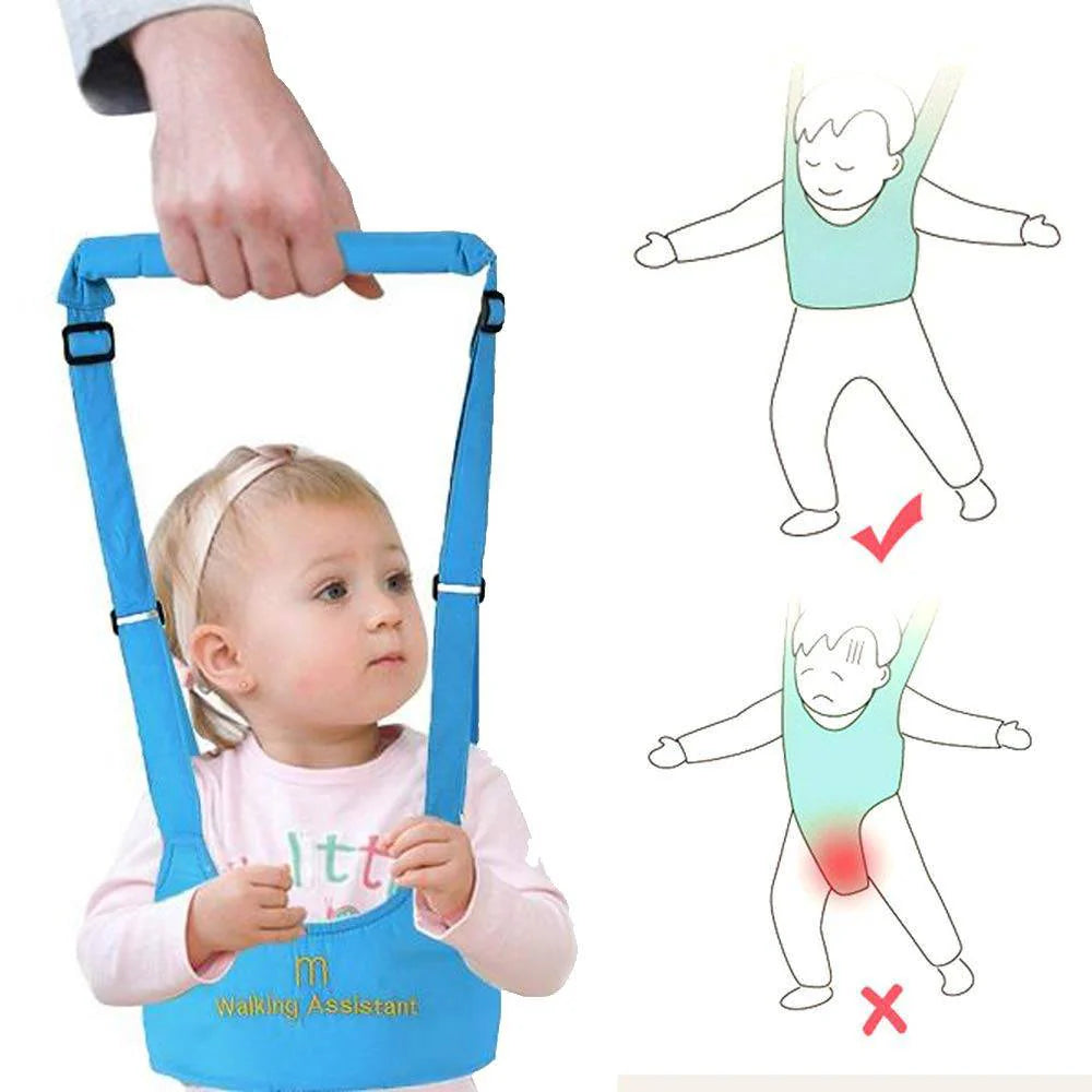 🔥 Slágertermék 💯 Baba járást segítő heveder – Állítható vállpántokkal, kényelmes pamut béléssel 🎗️🚶