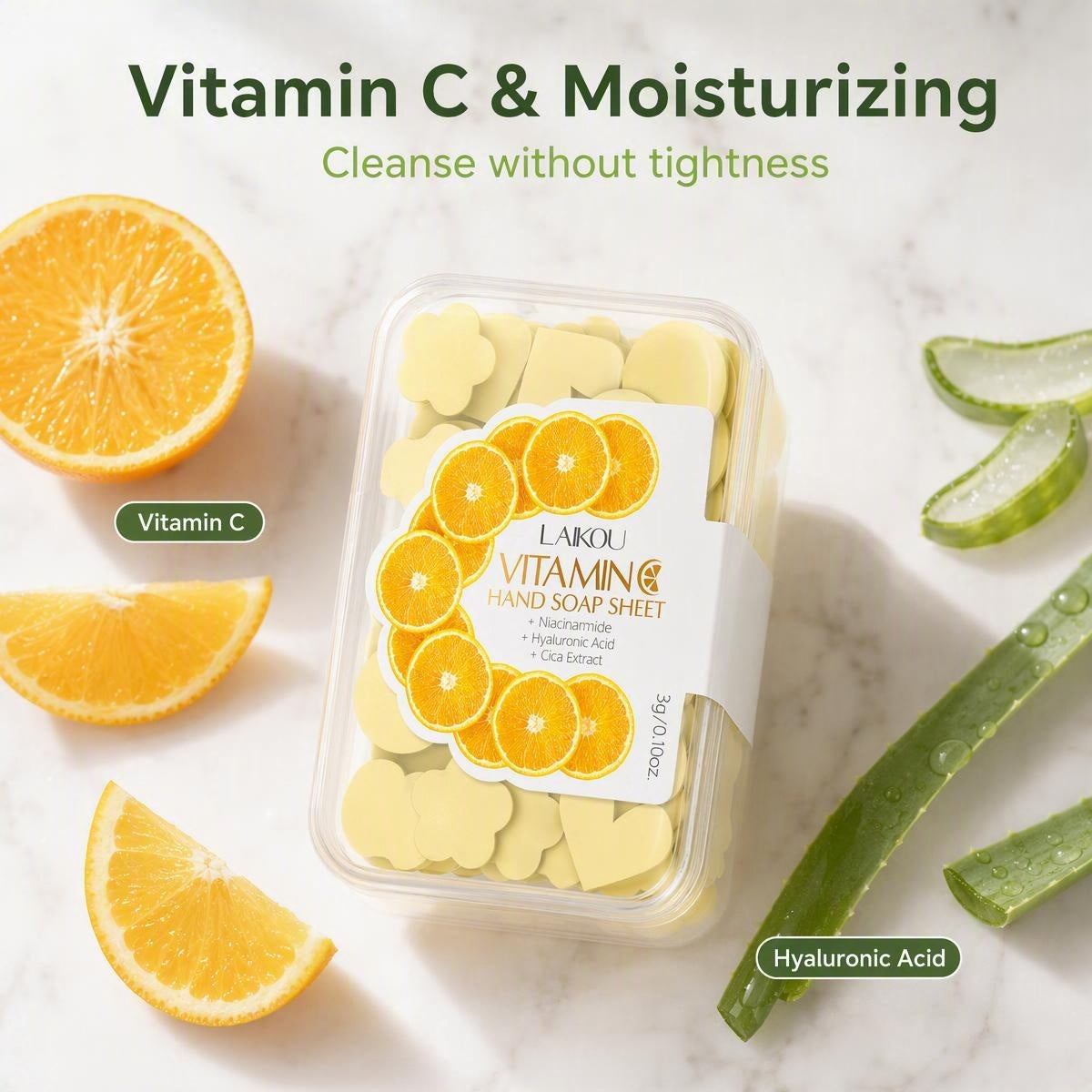 🌸✨ Virág alakú kéztisztító lapok – C-vitamin + hidratáló formula, alkoholmentes! 🧼💪