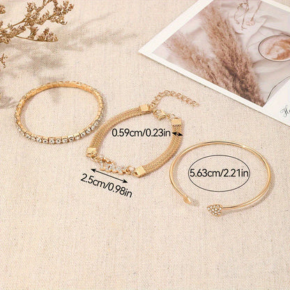Háromdarabos boho stílusú karkötő szett