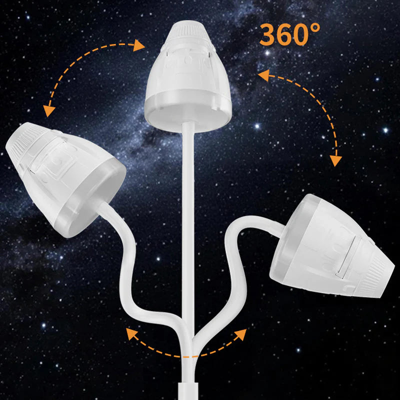 🌌 Állítható fókuszú HD űrprojektor🚀 Egyedi űrkapszula design + USB-s tápellátás!