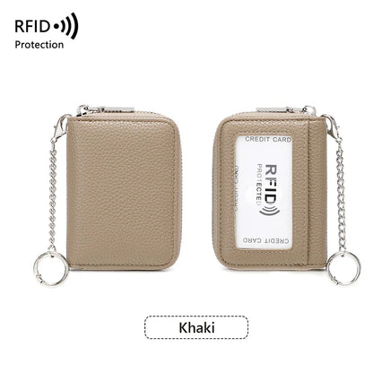🔥1+1 ingyenes💳 RFID-védelemmel ellátott PU bőröpenztárca🃏 Harmónikaszerkezetű kártyatartó – Rendeltetlen tárolás minden napra!