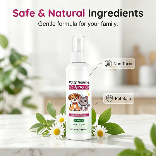 🔥2+2 INGYEN (4 db)🐶🐱 Tisztasági nevelő spray kutyáknak és macskáknak – elősegíti a tisztasági nevelést ✨