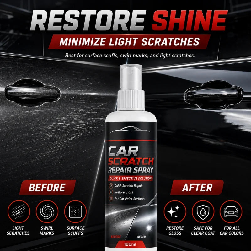🚗✨ Karcolásjavító spray autókhoz – 3 lépéses polírozás, bőr karcok eltávolítása, védő ápolás! 🛡️💪
